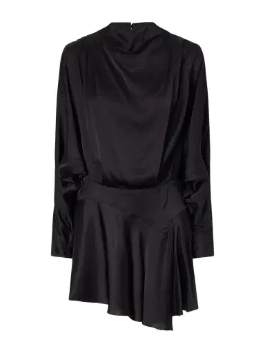 Isabel Marant Neline Draped Satin Mini Dress | Thumbnail 1 Isabel Marant Neline Draped Satin Mini Dress | Thumbnail 1