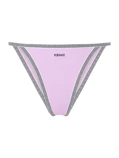 Versace Greca-embroidered Bikini Briefs | Thumbnail 1 Versace Greca-embroidered Bikini Briefs | Thumbnail 1