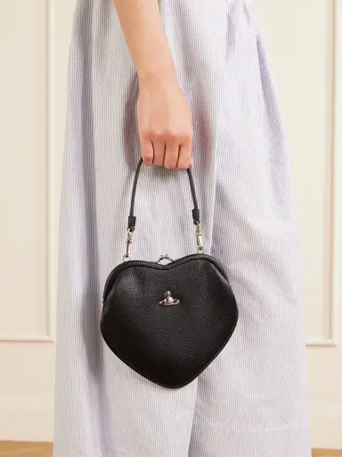 Vivienne Westwood Belle Heart Logo-appliquéd Leather-effect Shoulder Bag | Thumbnail 2 Vivienne Westwood Belle Heart Logo-appliquéd Leather-effect Shoulder Bag | Thumbnail 2