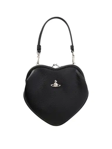 Vivienne Westwood Belle Heart Logo-appliquéd Leather-effect Shoulder Bag | Thumbnail 1 Vivienne Westwood Belle Heart Logo-appliquéd Leather-effect Shoulder Bag | Thumbnail 1