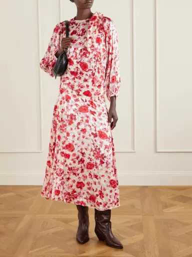 Isabel Marant Hilza Floral-print Chiffon Midi Skirt | Thumbnail 2 Isabel Marant Hilza Floral-print Chiffon Midi Skirt | Thumbnail 2