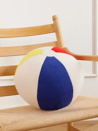 The Elder Statesman Beachball Patchwork-cashmere Plushie | Thumbnail 1 The Elder Statesman Beachball Patchwork-cashmere Plushie | Thumbnail 1