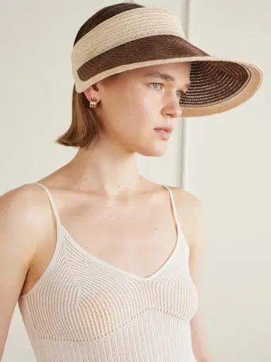 Eugenia Kim Trixie Hemp Knitted Visor | Thumbnail 2 Eugenia Kim Trixie Hemp Knitted Visor | Thumbnail 2