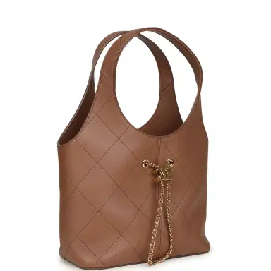 Chanel Chanel Daily Trendy Shopping Bag Brown Calfskin Gold Hardware | Thumbnail 2 Chanel Chanel Daily Trendy Shopping Bag Brown Calfskin Gold Hardware | Thumbnail 2