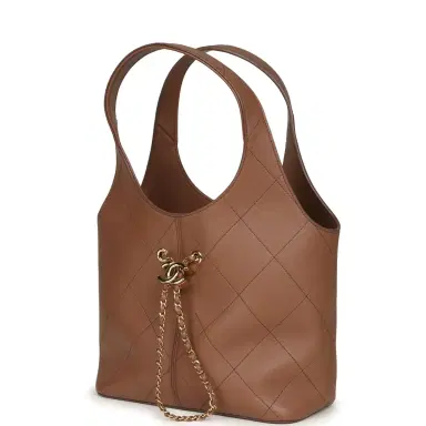 Chanel Chanel Daily Trendy Shopping Bag Brown Calfskin Gold Hardware | Thumbnail 5 Chanel Chanel Daily Trendy Shopping Bag Brown Calfskin Gold Hardware | Thumbnail 5