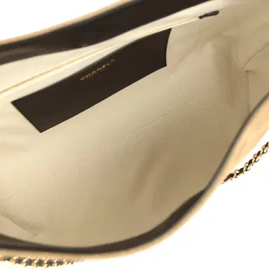 Chanel Chanel Large "Eyes on You" CC Shopping Bag Dark Beige Suede Gold Hardware | Thumbnail 7 Chanel Chanel Large "Eyes on You" CC Shopping Bag Dark Beige Suede Gold Hardware | Thumbnail 7