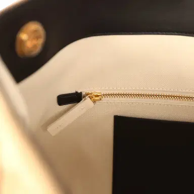 Chanel Chanel Large "Eyes on You" CC Shopping Bag Dark Beige Suede Gold Hardware | Thumbnail 9 Chanel Chanel Large "Eyes on You" CC Shopping Bag Dark Beige Suede Gold Hardware | Thumbnail 9