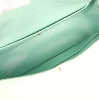 Chanel Chanel Maxi "Souplissimo" Small Flap Bag Green Beige Suede Gold Hardware | Thumbnail 10 Chanel Chanel Maxi "Souplissimo" Small Flap Bag Green Beige Suede Gold Hardware | Thumbnail 10