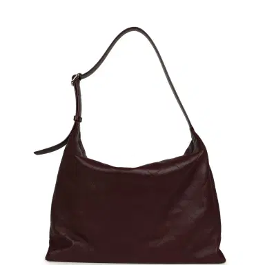 Chanel Chanel Maxi Hobo Shoulder Bag Dark Burgundy Lambskin Light Gold Hardware | Thumbnail 4 Chanel Chanel Maxi Hobo Shoulder Bag Dark Burgundy Lambskin Light Gold Hardware | Thumbnail 4