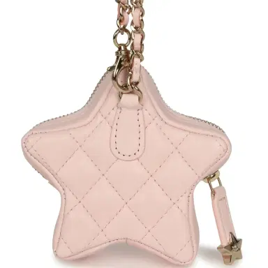 Chanel Chanel Star Charm Light Pink Lambskin Gold Hardware | Thumbnail 4 Chanel Chanel Star Charm Light Pink Lambskin Gold Hardware | Thumbnail 4