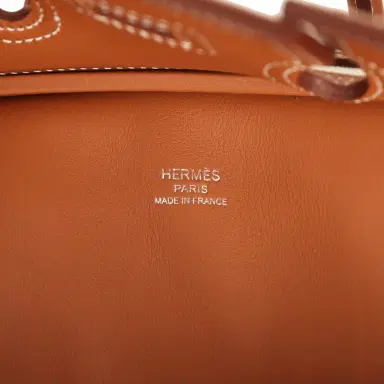 HERMÈS Hermes Birkin 25 Cargo Ecru Toile Goeland and Gold Swift Palladium Hardware | Thumbnail 7 HERMÈS Hermes Birkin 25 Cargo Ecru Toile Goeland and Gold Swift Palladium Hardware | Thumbnail 7