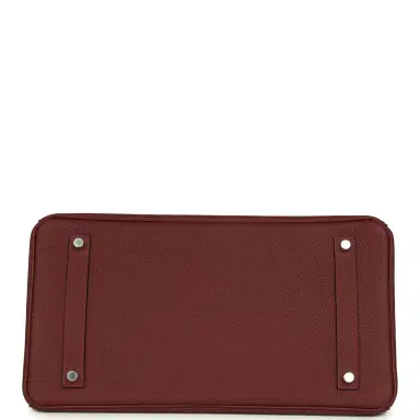 HERMÈS Hermes Birkin 35 Rouge H Togo Palladium Hardware | Thumbnail 6 HERMÈS Hermes Birkin 35 Rouge H Togo Palladium Hardware | Thumbnail 6