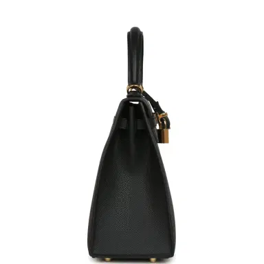 HERMÈS Hermes Kelly Sellier 25 Black Epsom Gold Hardware | Thumbnail 3 HERMÈS Hermes Kelly Sellier 25 Black Epsom Gold Hardware | Thumbnail 3