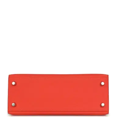 HERMÈS Hermes Kelly Sellier 25 Rose Texas Epsom Palladium Hardware | Thumbnail 6 HERMÈS Hermes Kelly Sellier 25 Rose Texas Epsom Palladium Hardware | Thumbnail 6