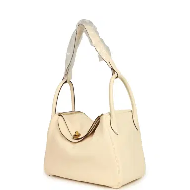 HERMÈS Hermes Lindy 30 Nata Clemence Gold Hardware | Thumbnail 5 HERMÈS Hermes Lindy 30 Nata Clemence Gold Hardware | Thumbnail 5