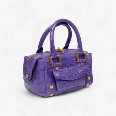 Chopard Chopard Baby Caroline Purple Shiny Alligator Leather Handbag by The Solist | Thumbnail 3 Chopard Chopard Baby Caroline Purple Shiny Alligator Leather Handbag by The Solist | Thumbnail 3