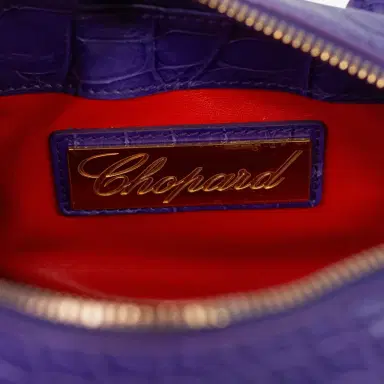 Chopard Chopard Baby Caroline Purple Shiny Alligator Leather Handbag by The Solist | Thumbnail 4 Chopard Chopard Baby Caroline Purple Shiny Alligator Leather Handbag by The Solist | Thumbnail 4