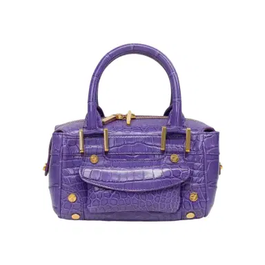Chopard Chopard Baby Caroline Purple Shiny Alligator Leather Handbag by The Solist | Thumbnail 1 Chopard Chopard Baby Caroline Purple Shiny Alligator Leather Handbag by The Solist | Thumbnail 1