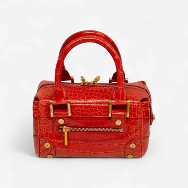 Chopard Chopard Baby Caroline Red Shiny Alligator Leather Handbag by The Solist | Thumbnail 3 Chopard Chopard Baby Caroline Red Shiny Alligator Leather Handbag by The Solist | Thumbnail 3