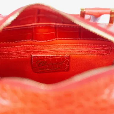 Chopard Chopard Baby Caroline Red Shiny Alligator Leather Handbag by The Solist | Thumbnail 4 Chopard Chopard Baby Caroline Red Shiny Alligator Leather Handbag by The Solist | Thumbnail 4