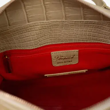 Chopard Chopard Caroline Mini Matte Beige Alligator Leather Handbag by The Solist | Thumbnail 4 Chopard Chopard Caroline Mini Matte Beige Alligator Leather Handbag by The Solist | Thumbnail 4