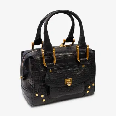 Chopard Chopard Caroline Mini Matte Black Alligator Leather Handbag by The Solist | Thumbnail 2 Chopard Chopard Caroline Mini Matte Black Alligator Leather Handbag by The Solist | Thumbnail 2