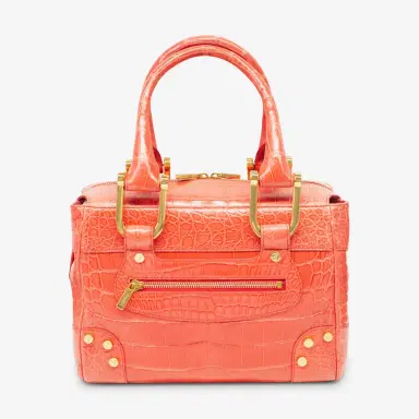 Chopard Chopard Caroline Mini Shiny Coral Alligator Leather Handbag by The Solist | Thumbnail 3 Chopard Chopard Caroline Mini Shiny Coral Alligator Leather Handbag by The Solist | Thumbnail 3