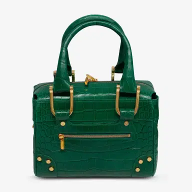 Chopard Chopard Caroline Mini Shiny Green Alligator Leather Handbag by The Solist | Thumbnail 3 Chopard Chopard Caroline Mini Shiny Green Alligator Leather Handbag by The Solist | Thumbnail 3