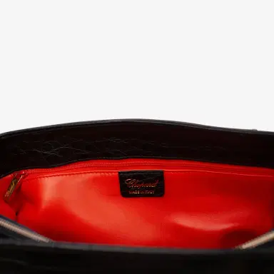 Chopard Chopard Riviera Matte Black Alligator Leather Handbag by The Solist | Thumbnail 4 Chopard Chopard Riviera Matte Black Alligator Leather Handbag by The Solist | Thumbnail 4