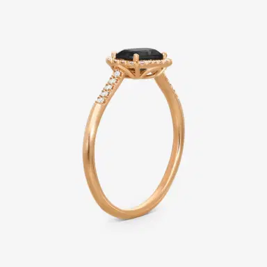 Suzanne Kalan Suzanne Kalan 14K Rose Gold Diamond & Black Night Quartz Ring Sz. 6.5 by The Solist | Thumbnail 2 Suzanne Kalan Suzanne Kalan 14K Rose Gold Diamond & Black Night Quartz Ring Sz. 6.5 by The Solist | Thumbnail 2