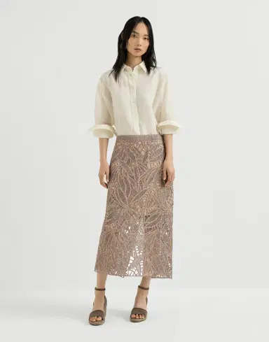 Brunello Cucinelli Linen and cotton organza shirt | Thumbnail 5 Brunello Cucinelli Linen and cotton organza shirt | Thumbnail 5