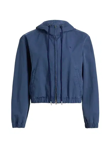 Nili Lotan Women's Clyde Hooded Cotton Windbreaker | Thumbnail 1 Nili Lotan Women's Clyde Hooded Cotton Windbreaker | Thumbnail 1