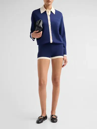 SEROYA Women's Silas Knit Romper - Navy Eggshell - Size XL | Thumbnail 2 SEROYA Women's Silas Knit Romper - Navy Eggshell - Size XL | Thumbnail 2