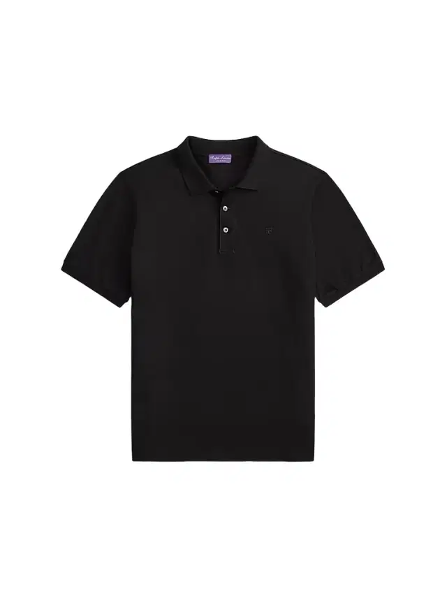 Men's RL Cotton Piqué Polo Shirt - Classic Black Men's RL Cotton Piqué Polo Shirt - Classic Black
