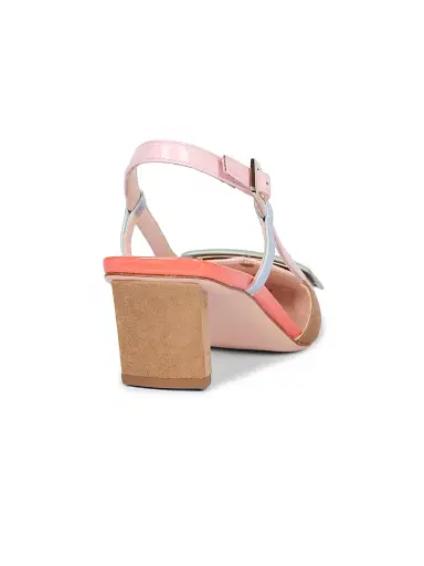 Roger Vivier Women's 45MM Lacquered Suede Slingback Pumps | Thumbnail 3 Roger Vivier Women's 45MM Lacquered Suede Slingback Pumps | Thumbnail 3