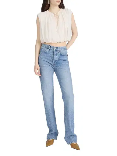 Frame Women's The Vertical Straight-Fit Jeans | Thumbnail 1 Frame Women's The Vertical Straight-Fit Jeans | Thumbnail 1