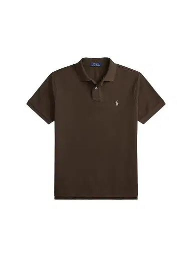 Polo Ralph Lauren Men's The Iconic Mesh Polo Shirt - Nutmeg Brown | Thumbnail 1 Polo Ralph Lauren Men's The Iconic Mesh Polo Shirt - Nutmeg Brown | Thumbnail 1