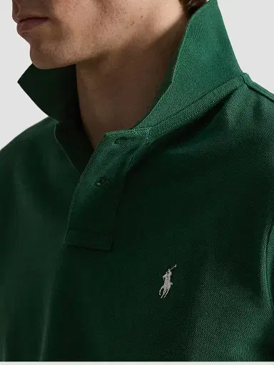 Polo Ralph Lauren Men's The Iconic Mesh Polo Shirt - New Forest - Size XXL | Thumbnail 6 Polo Ralph Lauren Men's The Iconic Mesh Polo Shirt - New Forest - Size XXL | Thumbnail 6