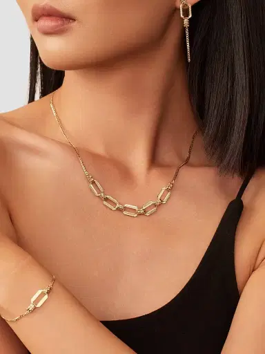 Oradina Women's 14K Yellow Gold Bellisima Necklace - Gold | Thumbnail 3 Oradina Women's 14K Yellow Gold Bellisima Necklace - Gold | Thumbnail 3