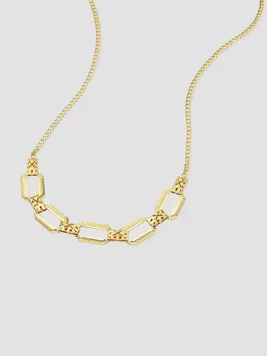 Oradina Women's 14K Yellow Gold Bellisima Necklace - Gold | Thumbnail 5 Oradina Women's 14K Yellow Gold Bellisima Necklace - Gold | Thumbnail 5