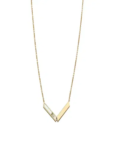 Oradina Women's 14K Yellow Gold Aurora Pendant Necklace - Gold | Thumbnail 1 Oradina Women's 14K Yellow Gold Aurora Pendant Necklace - Gold | Thumbnail 1