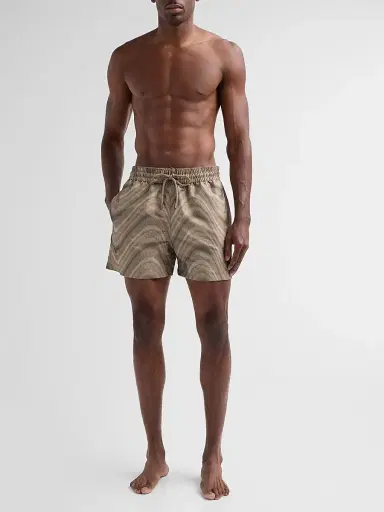 Frescobol Carioca Men's Rio Jacquard Swim Shorts | Thumbnail 2 Frescobol Carioca Men's Rio Jacquard Swim Shorts | Thumbnail 2