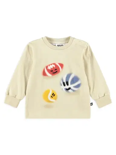 Molo Baby Girl's & Little Girl's Eloy Long-Sleeve Shirt - Sweet Balls | Thumbnail 1 Molo Baby Girl's & Little Girl's Eloy Long-Sleeve Shirt - Sweet Balls | Thumbnail 1