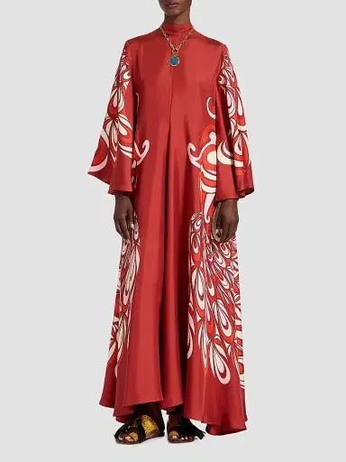 La DoubleJ Women's Magnifico Dress - Phoenix Placee Bordeaux - Size Small | Thumbnail 3 La DoubleJ Women's Magnifico Dress - Phoenix Placee Bordeaux - Size Small | Thumbnail 3