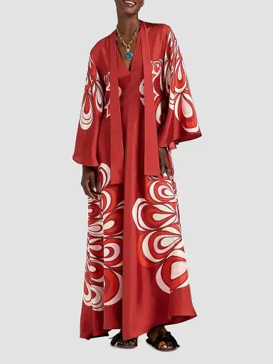 La DoubleJ Women's Magnifico Dress - Phoenix Placee Bordeaux - Size Small | Thumbnail 4 La DoubleJ Women's Magnifico Dress - Phoenix Placee Bordeaux - Size Small | Thumbnail 4