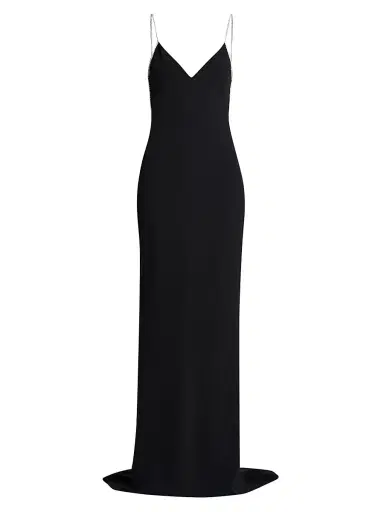 Tom Ford Women's V-Neck Open-Back Gown | Thumbnail 1 Tom Ford Women's V-Neck Open-Back Gown | Thumbnail 1