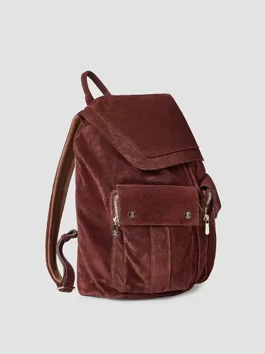 Brunello Cucinelli Men's Suede Leisure Backpack | Thumbnail 4 Brunello Cucinelli Men's Suede Leisure Backpack | Thumbnail 4