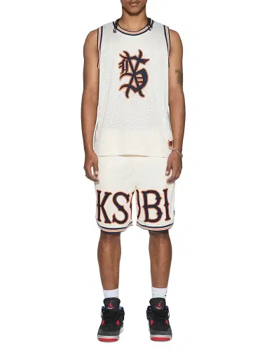 Ksubi Men's Bolter Mesh Life Shorts - Natural | Thumbnail 2 Ksubi Men's Bolter Mesh Life Shorts - Natural | Thumbnail 2
