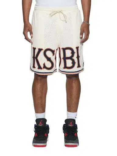 Ksubi Men's Bolter Mesh Life Shorts - Natural | Thumbnail 1 Ksubi Men's Bolter Mesh Life Shorts - Natural | Thumbnail 1