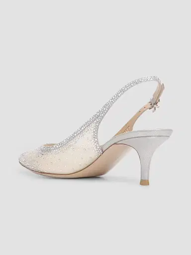 Gianvito Rossi Women's Regina 55MM Kitten Heel Slingback Pumps | Thumbnail 2 Gianvito Rossi Women's Regina 55MM Kitten Heel Slingback Pumps | Thumbnail 2
